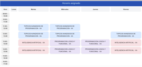 Sistema Inteligente de Asignación Automática de Horarios 2